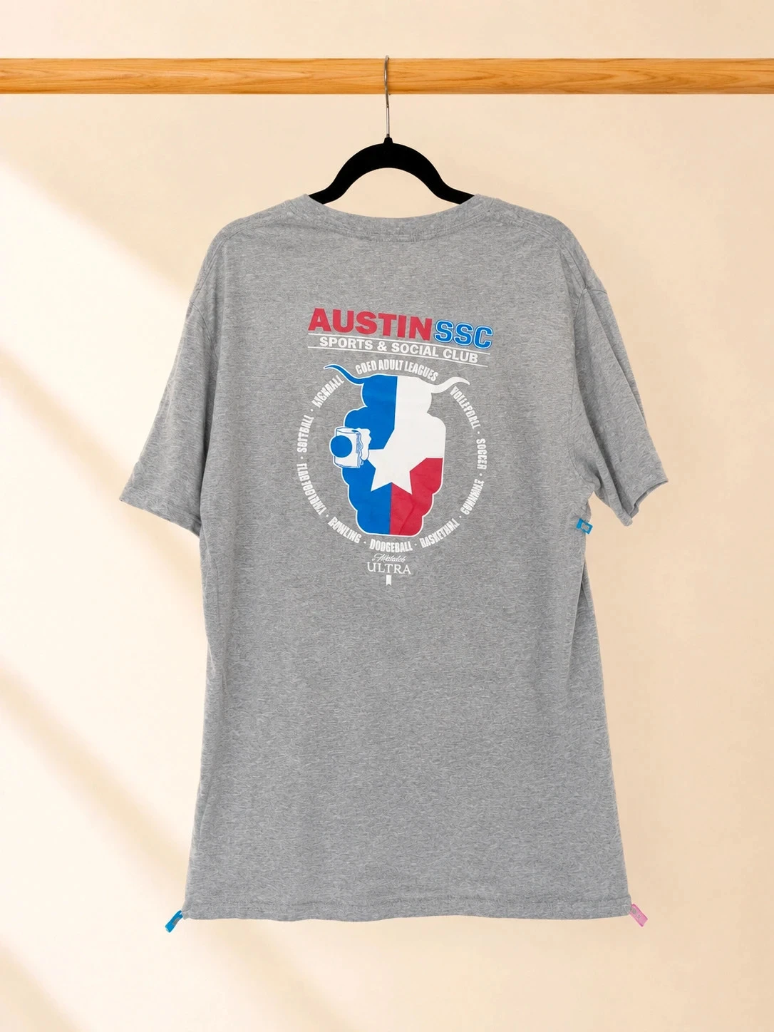 T-shirt Austin SSC – Sports & Social Club heather gray. – photo 2